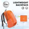 imageG4Free 24L Lightweight Packable Hiking Backpack Small Sport Travel Daypack Water Resistant for Women MenOrange