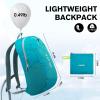 imageG4Free 24L Lightweight Packable Hiking Backpack Small Sport Travel Daypack Water Resistant for Women MenPeacock Blue
