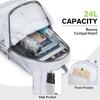 imageG4Free 24L Lightweight Packable Hiking Backpack Small Sport Travel Daypack Water Resistant for Women MenWhite