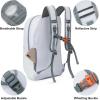 imageG4Free 24L Lightweight Packable Hiking Backpack Small Sport Travel Daypack Water Resistant for Women MenWhite
