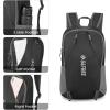 imageG4Free 24L Packable Hiking Backpack Lightweight Foldable Small Sport Travel Daypack Water Resistant for Women MenBlack
