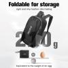 imageG4Free 24L Packable Hiking Backpack Lightweight Foldable Small Sport Travel Daypack Water Resistant for Women MenBlack