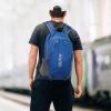 imageG4Free 24L Packable Hiking Backpack Lightweight Foldable Small Sport Travel Daypack Water Resistant for Women MenBlue