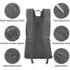 imageG4Free 24L Packable Hiking Backpack Lightweight Foldable Small Sport Travel Daypack Water Resistant for Women MenDark Grey