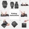 imageG4Free 25L Lightweight Hiking Backpack Packable Foldable Sport Travel Daypack Water Resistant for Women MenBlueBlack