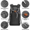 imageG4Free 25L Lightweight Hiking Backpack Packable Foldable Sport Travel Daypack Water Resistant for Women MenBlueBlack