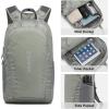 imageG4Free 25L Lightweight Hiking Backpack Packable Foldable Sport Travel Daypack Water Resistant for Women MenBlueGrey Green