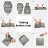 imageG4Free 25L Lightweight Hiking Backpack Packable Foldable Sport Travel Daypack Water Resistant for Women MenBlueGrey Green
