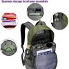 imageG4Free 35L Hiking Backpack Water Resistant Outdoor Sports Travel Daypack Lightweight with Rain Cover for Women Men Peacock GreenArmy Green