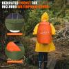imageG4Free 35L Hiking Backpack Water Resistant Outdoor Sports Travel Daypack Lightweight with Rain Cover for Women Men Peacock GreenArmy Green