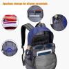imageG4Free 35L Hiking Backpack Water Resistant Outdoor Sports Travel Daypack Lightweight with Rain Cover for Women Men Peacock GreenDark Blue