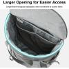 imageG4Free 35L Travel Daypack Waterproof Hiking Backpack for Camping Outdoor Sports Men Women Light GreyDark Grey