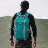 imageG4Free 35L Travel Daypack Waterproof Hiking Backpack for Camping Outdoor Sports Men Women Light GreyPeacock Blue