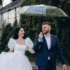 imageG4Free 42 Inch Clear Travel Umbrella Windproof Automatic Open and Close Transparent Foldable Compact Umbrella for Rain Wedding and Large Rain Use Clear Canopy for Women Menclear