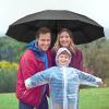 imageG4Free 42465462 Inch Large Golf Umbrella Compact Reverse Travel Umbrella 10 Ribs Windproof for Rain Double Canopy Automatic Open CloseBlack