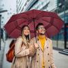 imageG4Free 42465462 Inch Large Golf Umbrella Compact Reverse Travel Umbrella 10 Ribs Windproof for Rain Double Canopy Automatic Open CloseBurgendy