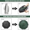 imageG4Free 42465462 Inch Large Golf Umbrella Compact Reverse Travel Umbrella 10 Ribs Windproof for Rain Double Canopy Automatic Open CloseDark Green