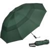 imageG4Free 42465462 Inch Large Golf Umbrella Compact Reverse Travel Umbrella 10 Ribs Windproof for Rain Double Canopy Automatic Open CloseDark Green