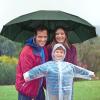imageG4Free 42465462 Inch Large Golf Umbrella Compact Reverse Travel Umbrella 10 Ribs Windproof for Rain Double Canopy Automatic Open CloseDark Green