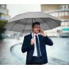 imageG4Free 42465462 Inch Large Golf Umbrella Compact Reverse Travel Umbrella 10 Ribs Windproof for Rain Double Canopy Automatic Open CloseGrey