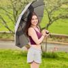 imageG4Free 42465462 Inch Large Golf Umbrella Compact Reverse Travel Umbrella 10 Ribs Windproof for Rain Double Canopy Automatic Open CloseGrey