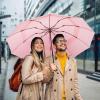 imageG4Free 42465462 Inch Large Golf Umbrella Compact Reverse Travel Umbrella 10 Ribs Windproof for Rain Double Canopy Automatic Open ClosePink