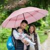 imageG4Free 42465462 Inch Large Golf Umbrella Compact Reverse Travel Umbrella 10 Ribs Windproof for Rain Double Canopy Automatic Open ClosePink