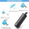 imageG4Free 42465462 Inch Large Golf Umbrella Compact Reverse Travel Umbrella 10 Ribs Windproof for Rain Double Canopy Automatic Open CloseSky Blue