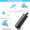 imageG4Free 42465462 Inch Large Golf Umbrella Compact Reverse Travel Umbrella 10 Ribs Windproof for Rain Double Canopy Automatic Open CloseSky Blue