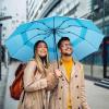 imageG4Free 42465462 Inch Large Golf Umbrella Compact Reverse Travel Umbrella 10 Ribs Windproof for Rain Double Canopy Automatic Open CloseSky Blue