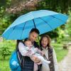 imageG4Free 42465462 Inch Large Golf Umbrella Compact Reverse Travel Umbrella 10 Ribs Windproof for Rain Double Canopy Automatic Open CloseSky Blue