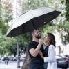 imageG4Free 42465462 Inch Large Golf Umbrella Compact Reverse Travel Umbrella 10 Ribs Windproof for Rain Double Canopy Automatic Open CloseSliverBlack