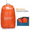 imageG4Free 45L Hiking Travel Backpack Waterproof with Rain Cover Outdoor Camping Daypack for Men Women BlackGrey Blue