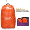 imageG4Free 45L Hiking Travel Backpack Waterproof with Rain Cover Outdoor Camping Daypack for Men Women BlackPurple