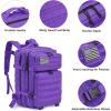 imageG4Free 45L Military Tactical Backpack 3 Day Assault Survival Molle Pack Bug Out Bag Travel Fishing Backpack RucksackPurple