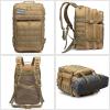 imageG4Free 45L Military Tactical Backpack 3 Day Assault Survival Molle Pack Bug Out Bag Travel Fishing Backpack RucksackTan