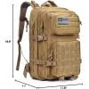 imageG4Free 45L Military Tactical Backpack 3 Day Assault Survival Molle Pack Bug Out Bag Travel Fishing Backpack RucksackTan