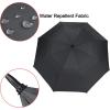 imageG4Free 47546268 Inch Automatic Open Golf Umbrella Oversize Extra Large Double Canopy Vented Windproof Waterproof Stick UmbrellasBlack