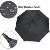 imageG4Free 47546268 Inch Automatic Open Golf Umbrella Oversize Extra Large Double Canopy Vented Windproof Waterproof Stick UmbrellasBlack