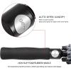 imageG4Free 47546268 Inch Automatic Open Golf Umbrella Oversize Extra Large Double Canopy Vented Windproof Waterproof Stick UmbrellasBlackGrey