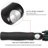 imageG4Free 47546268 Inch Automatic Open Golf Umbrella Oversize Extra Large Double Canopy Vented Windproof Waterproof Stick UmbrellasDark Green