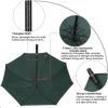 imageG4Free 47546268 Inch Automatic Open Golf Umbrella Oversize Extra Large Double Canopy Vented Windproof Waterproof Stick UmbrellasDark Green