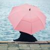 imageG4Free 47546268 Inch Automatic Open Golf Umbrella Oversize Extra Large Double Canopy Vented Windproof Waterproof Stick UmbrellasLight Pink