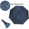 imageG4Free 47546268 Inch Automatic Open Golf Umbrella Oversize Extra Large Double Canopy Vented Windproof Waterproof Stick UmbrellasNavy Blue