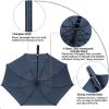 imageG4Free 47546268 Inch Automatic Open Golf Umbrella Oversize Extra Large Double Canopy Vented Windproof Waterproof Stick UmbrellasNavy Blue