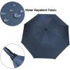 imageG4Free 47546268 Inch Automatic Open Golf Umbrella Oversize Extra Large Double Canopy Vented Windproof Waterproof Stick UmbrellasNavy Blue