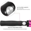 imageG4Free 47546268 Inch Automatic Open Golf Umbrella Oversize Extra Large Double Canopy Vented Windproof Waterproof Stick UmbrellasPink