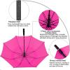 imageG4Free 47546268 Inch Automatic Open Golf Umbrella Oversize Extra Large Double Canopy Vented Windproof Waterproof Stick UmbrellasPink