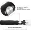 imageG4Free 47546268 Inch Automatic Open Golf Umbrella Oversize Extra Large Double Canopy Vented Windproof Waterproof Stick UmbrellasWhite