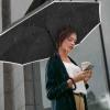 imageG4Free 4862 Inch Large Inverted Reverse Umbrella with CShaped Handle Windproof Double Layer Upside Down Car Rain Umbrellas for Men WomenBlack with Reflective Stripe